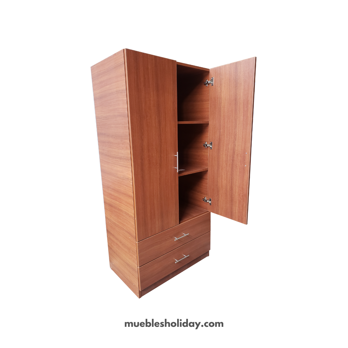 Armario con puertas y cajones abiertos de 1.90 x 1.10 x 0.40 m - Mobiliario complementario - Mobiliario empresas - Muebles Holiday