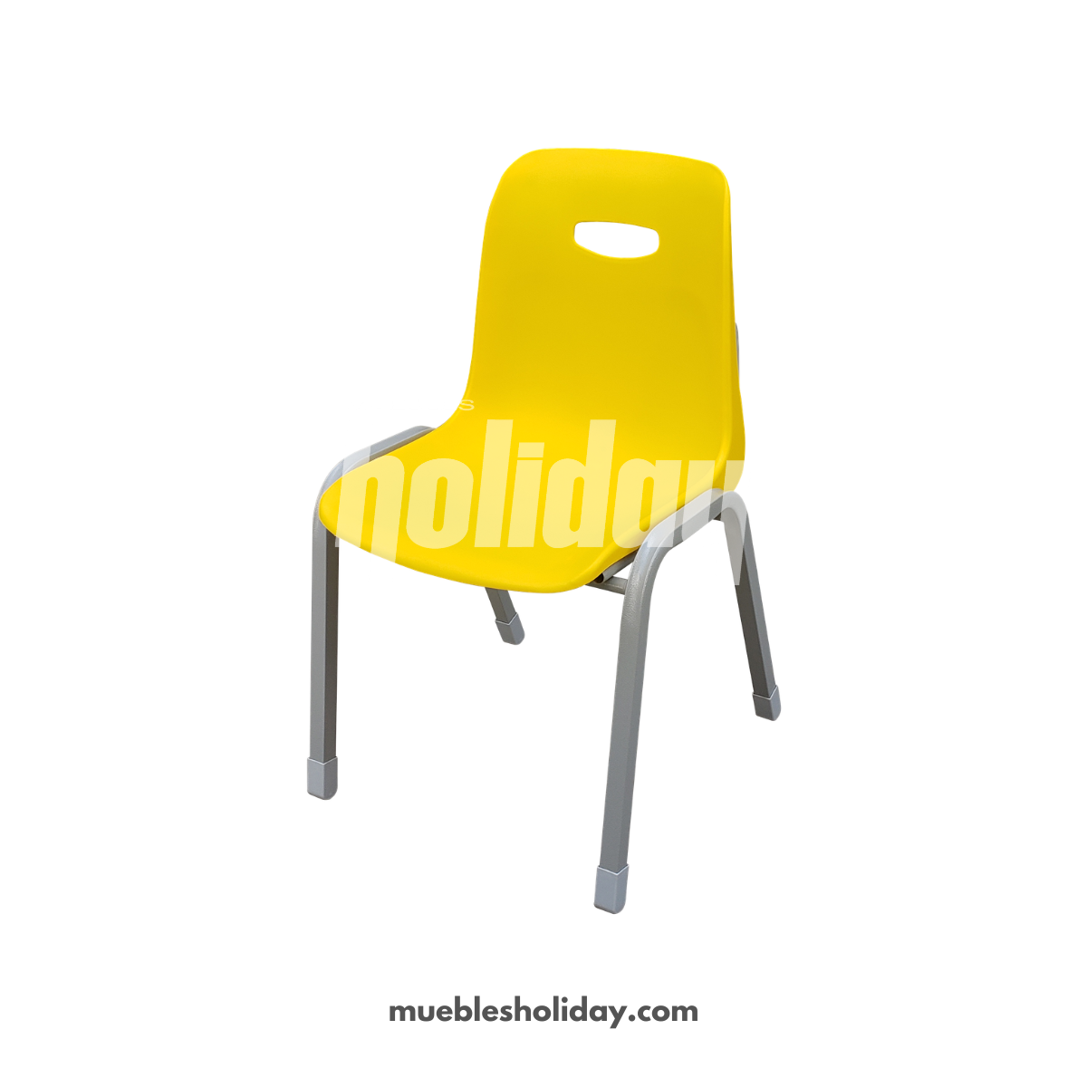 Silla D18 innova amarillo - Mobiliario educativo - Muebles Holiday (1)