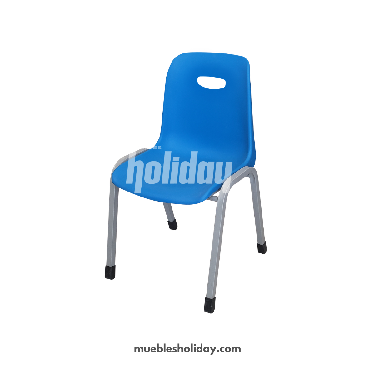 Silla D18 innova azul - Mobiliario educativo - Muebles Holiday